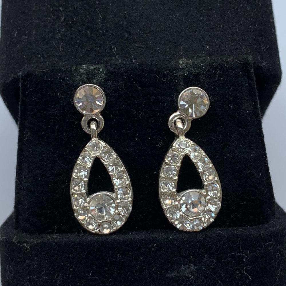CZ Drop Earrings